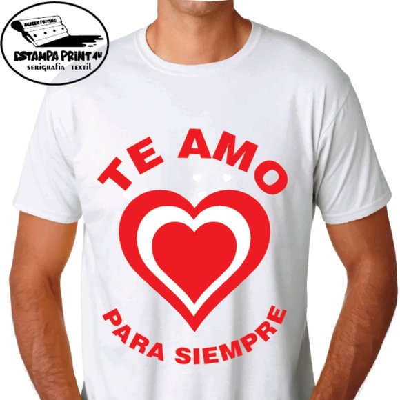TE AMO PARA SIEMPRE T-SHIRT UNISEX VALENTINE'S DAY - Picture 1 of 1